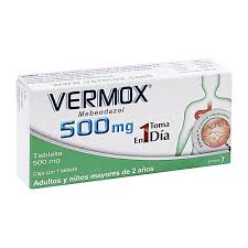 Vermox 500 mg 1 Tabs, Mebendazole