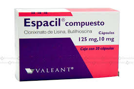 Espacil Compound 125MG/10mg 20 Tabs