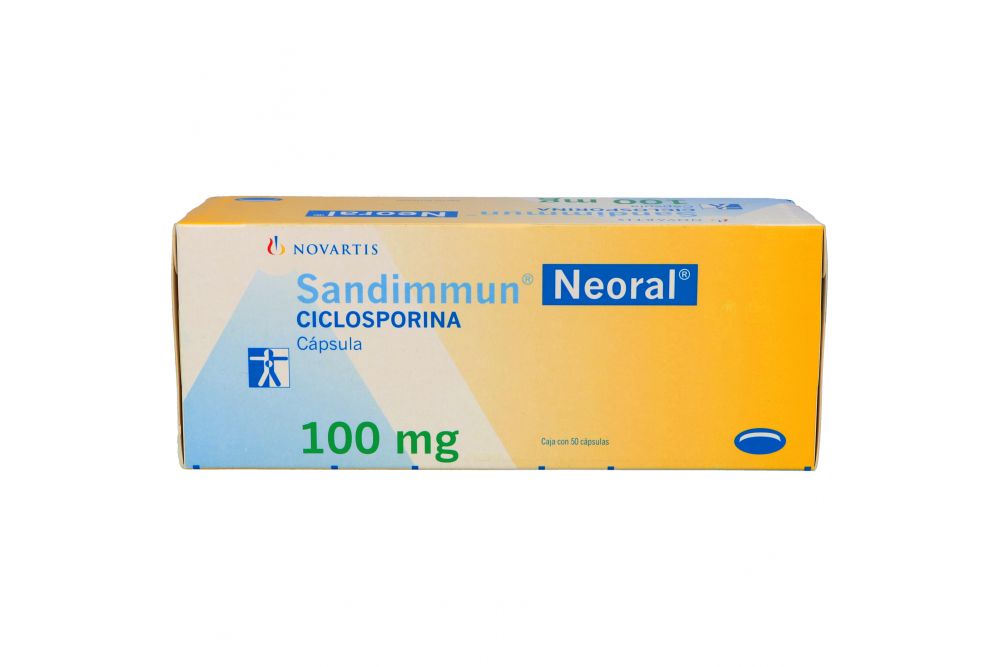 Sandimmun Neoral 100mg 50 Caps, Cyclosporine