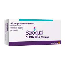 Seroquel 100 Mg 30 Tablets, Quetiapine