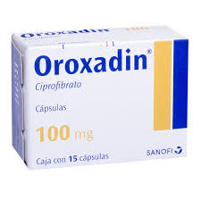 Oroxadin 100mg 15 Caps, Ciprofibrato