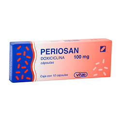 Generic Doxycycline (PERIOSAN) 100 mg 10 caps