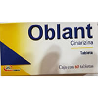 Oblant 75 mg 60 Tabs, Cinarizina