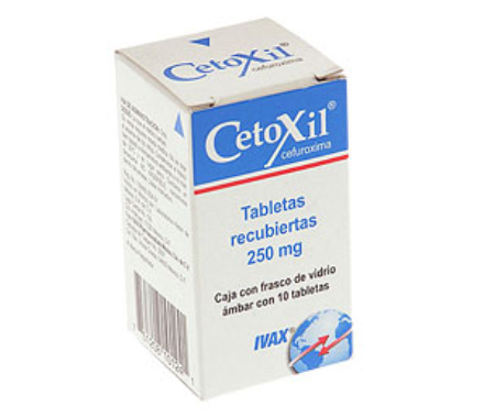 Generic Zinnat (Cetoxil) 250mg C/10 Tabs, Cefuroxima