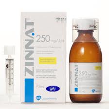 Zinnat SUSP 250mg 50 ml, Cefuroxima